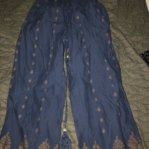 Bohemian capris